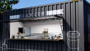 Snack-Cube comptoir ouvert