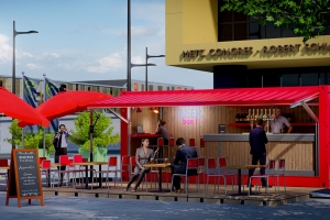 Container aménagé bar