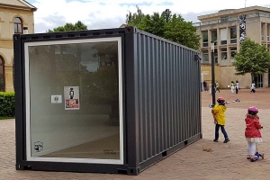 Containerland.fr : transformation de conteneurs maritimes en galerie d'art