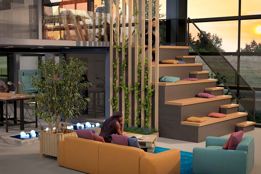 Containerland : espace de conteneurs bureaux, coworking