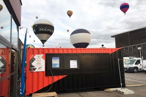 Conteneur stand pour le MONDIAL AIR BALLONS 2019