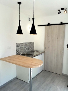 Container habitable STEELWOOD | Espace cuisine