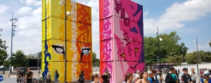 Conteneur événementiel | Street Art | Oeuvre de MARKO 93 à Metz