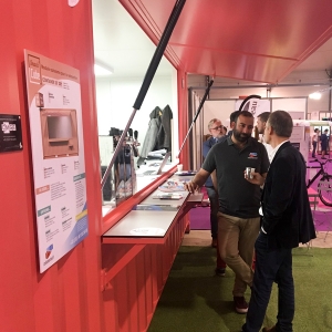 Conteneur aménagé Snack'Cube au salon "Rapid et Bon"