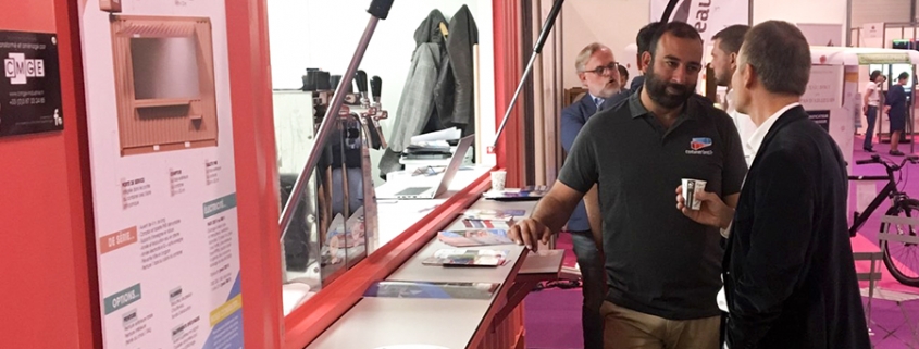 Conteneur aménagé Snack'Cube au salon "Rapid et Bon"