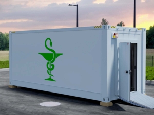 Container frigorifique pour industrie pharmaceutique