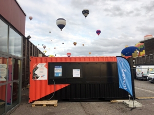 Container aménagé par CONTAINERLAND | MONDIAL AIR BALLONS 2019