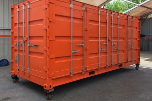 Conteneur maritime Open side pour entreprise COLAS