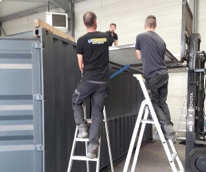 Fabrication d'un container SNACK'CUBE