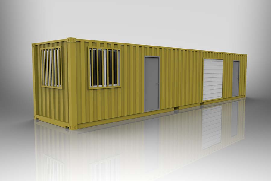 Conteneur 40 pieds | Conteneur bureau | Conteneur atelier