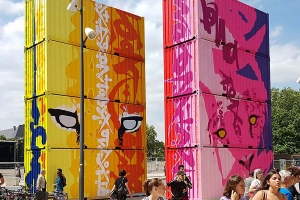 Conteneur événementiel | Street Art Marko 93 | Metz