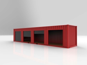 Conteneur maritime garage