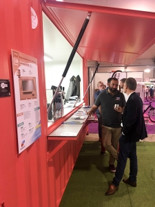 Container aménagé Snack'Cube au salon "Rapid et Bon"