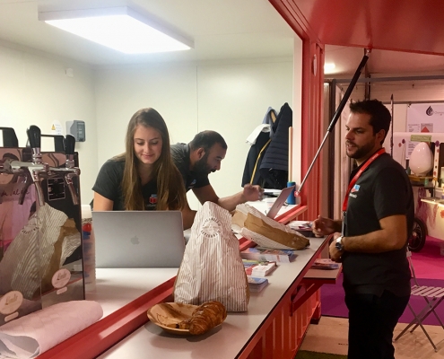 Conteneur aménagé, cuisine mobile